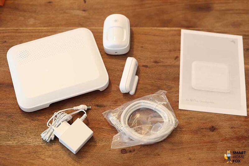 Lieferumfang des XT1 Plus Starter Packs von Lupus Electronics